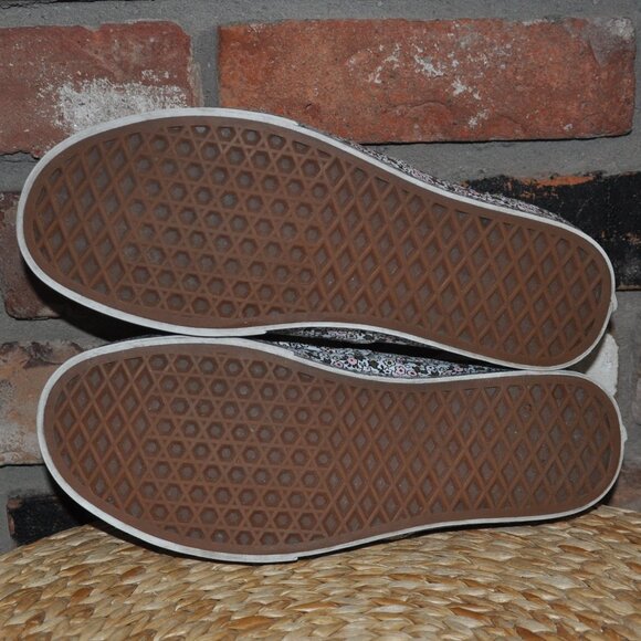 Vans Off the Wall All Over Print Mono Floral Skate Shoe M 7.5 EUR40.5 Unisex - Picture 9 of 9